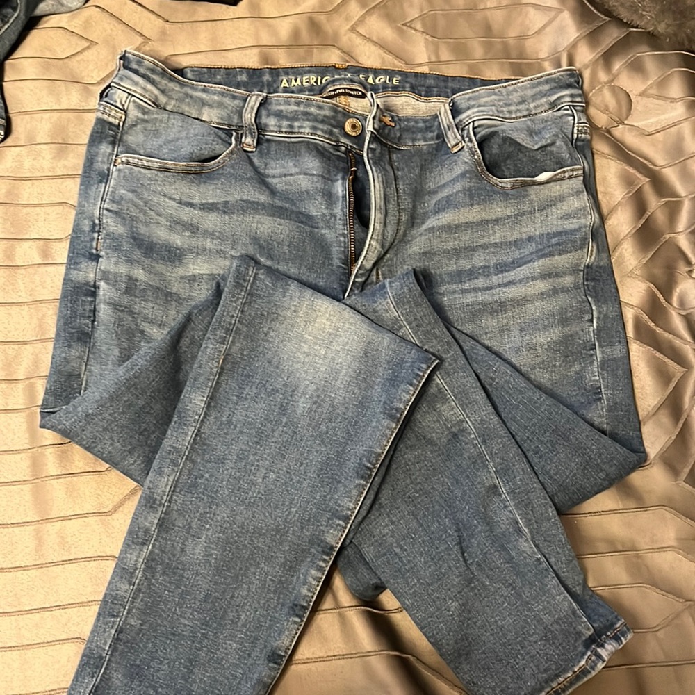 clean american eagle jeans